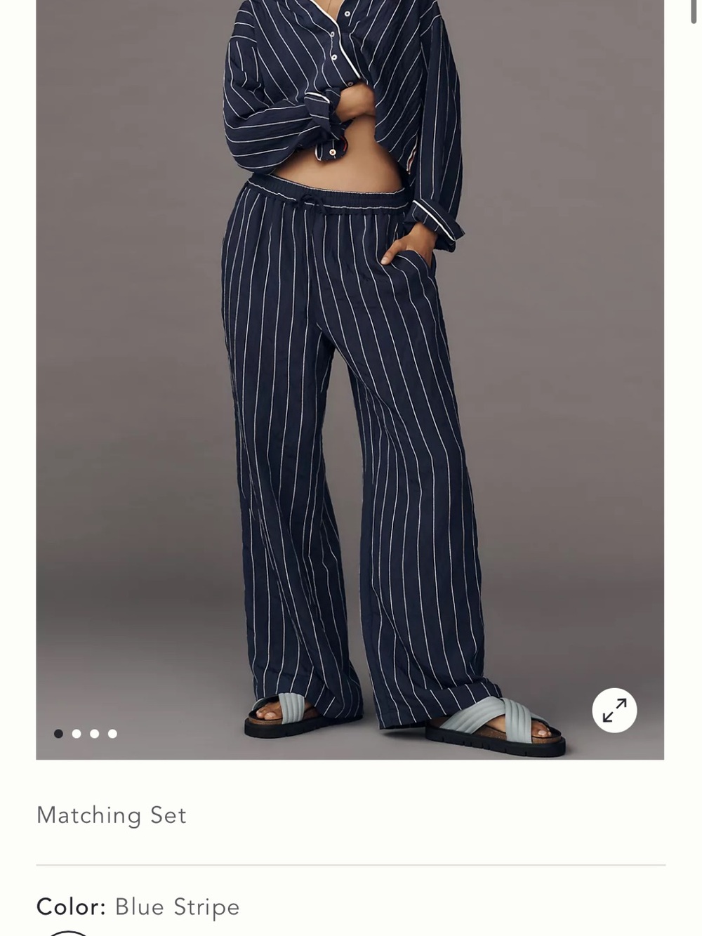 Maeve Brooklyn Tie-Front pull-on Wide-Leg Pants